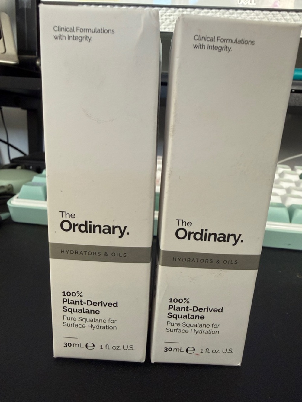 The Ordinary 100% Plant-Derived Squalane - Hydrating Facial Oil x2 30ml each